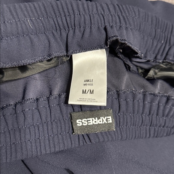 Express Dark Blue Ankle Pants - Picture 1 of 5